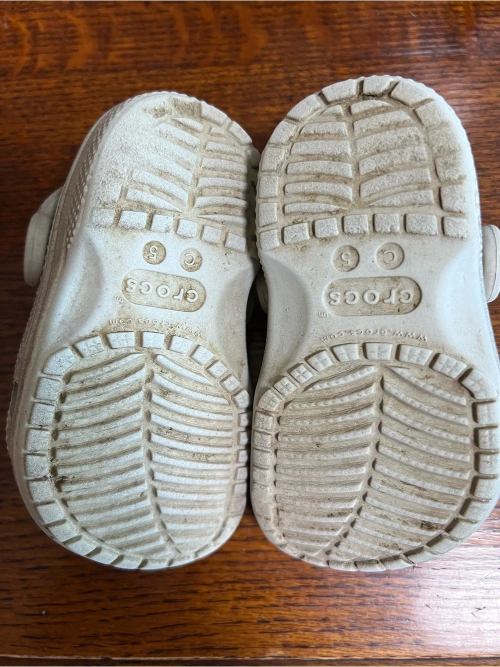 Crocs toddler size 5 Silver Glitter Clog Sandals